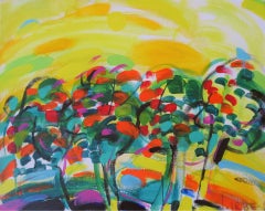Otoño II. 2016. acrílico sobre lienzo, 40x50 cm