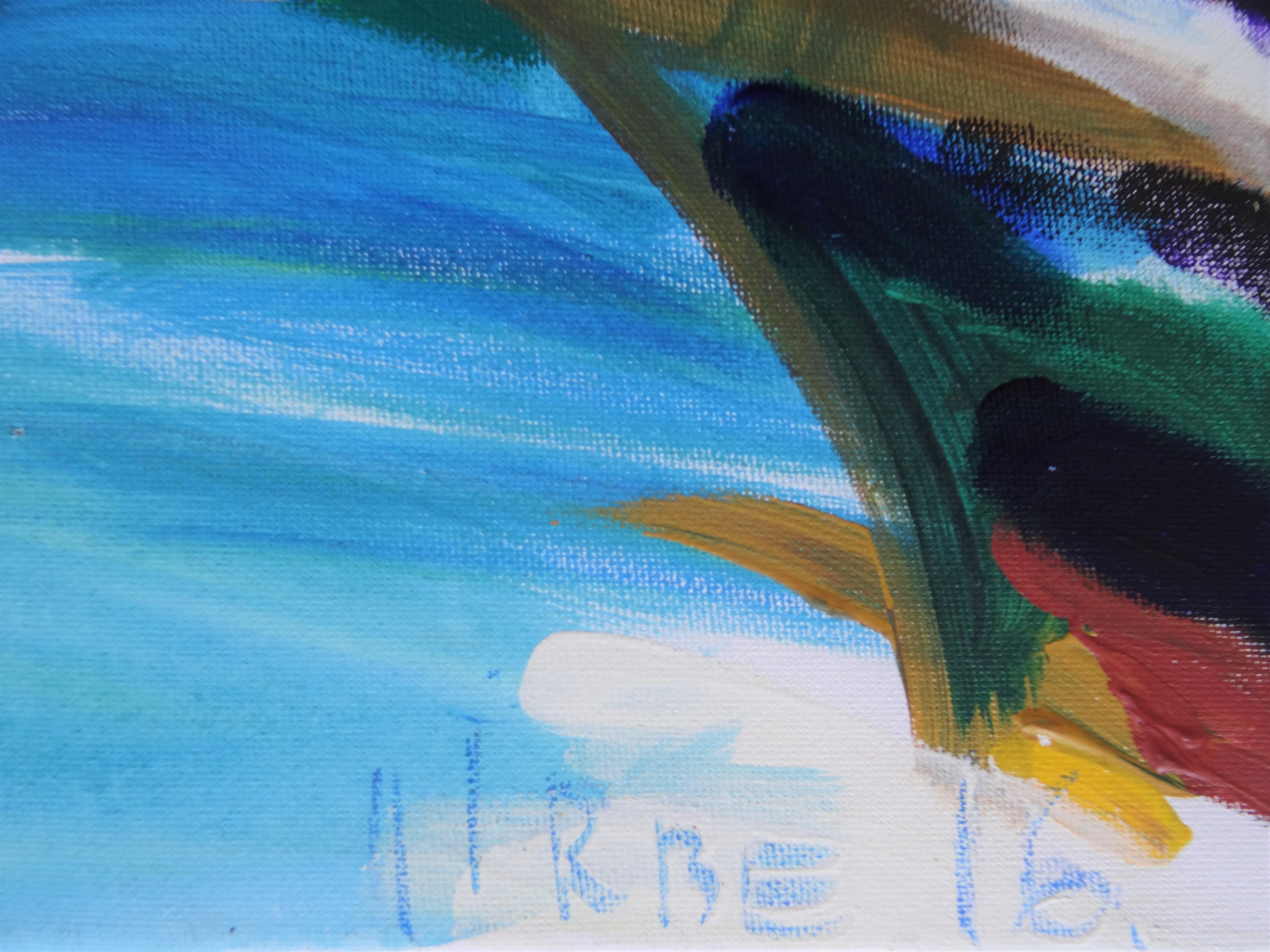 Herbst III. 2016. Acryl auf Leinwand, 40x50 cm (Moderne), Painting, von Ingrida Irbe