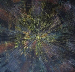 Staro. 2019. acrylic and oil pastel on canvas, 50x50 cm