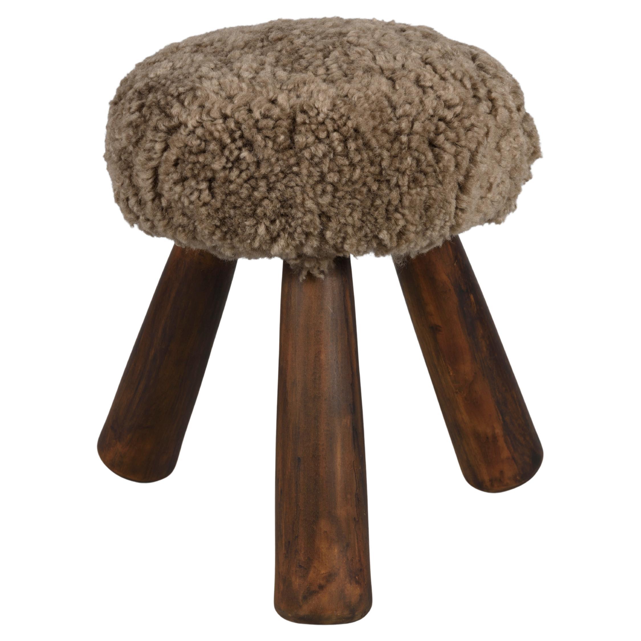 Ingvar Hildingsson Milking Stool 1970's, signed For Sale
