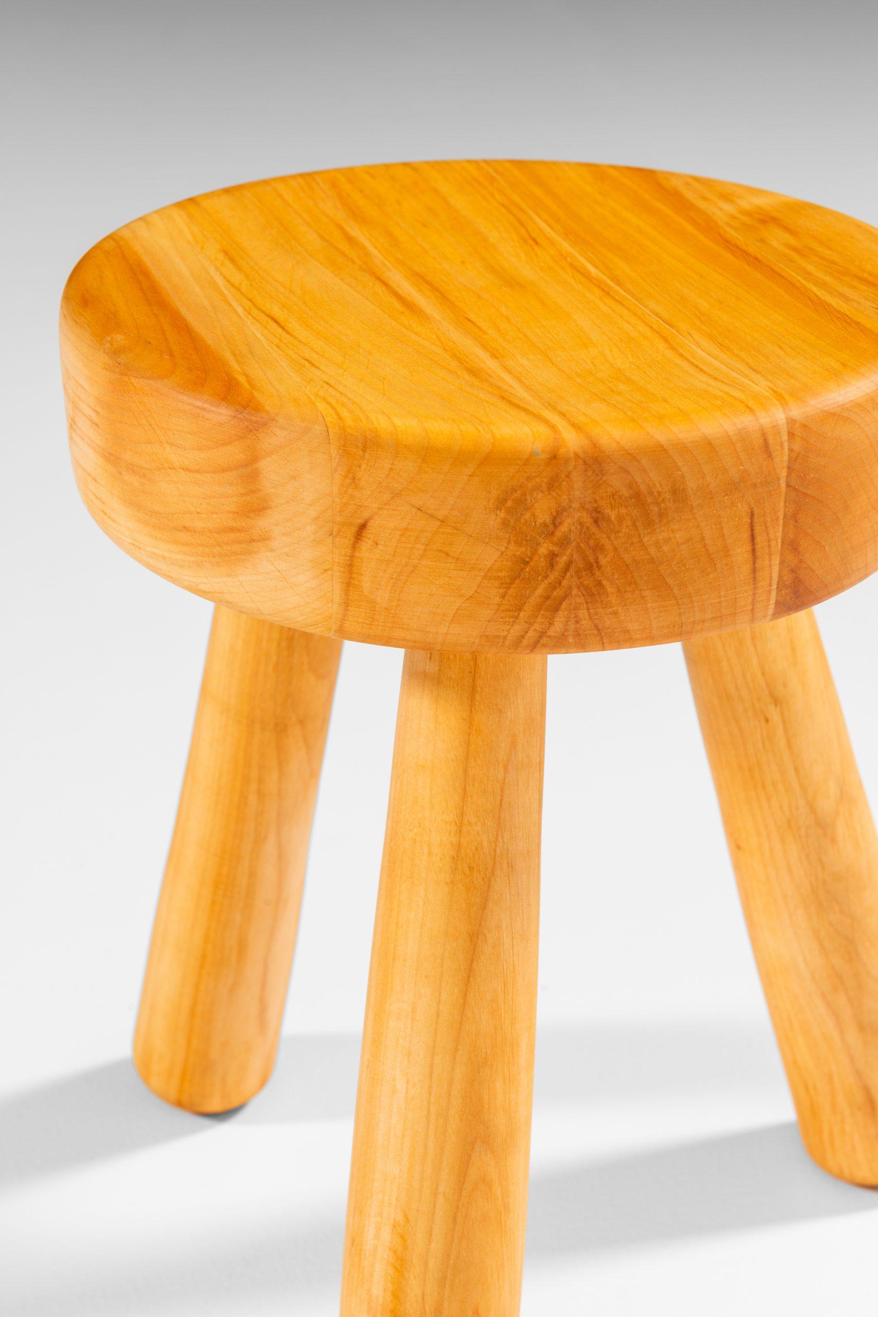 Scandinavian Modern Ingvar Hildingsson Stool Produced by Ingvar Hildingsson in Sweden For Sale