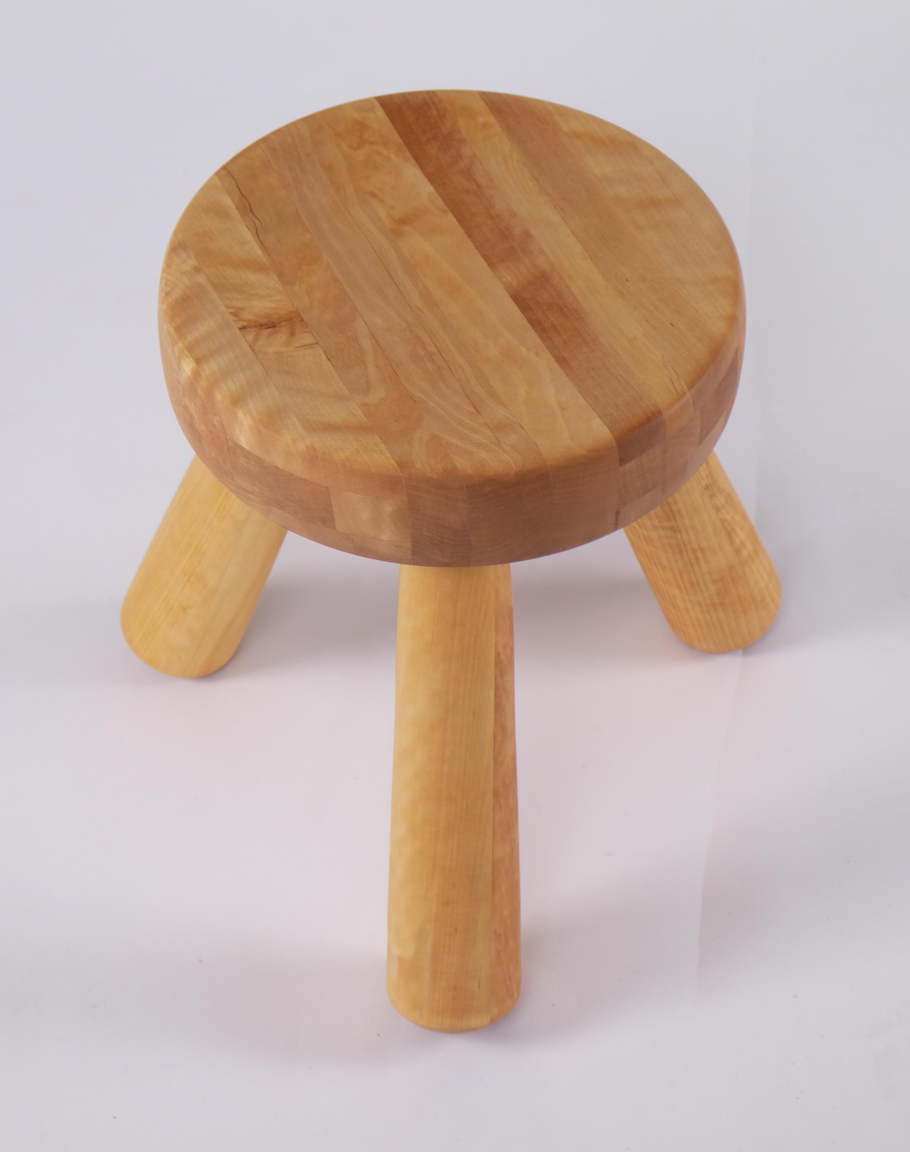 Ingvar Hildingsson Stool, Sweden, 1970s In Good Condition For Sale In Stockholm, SE