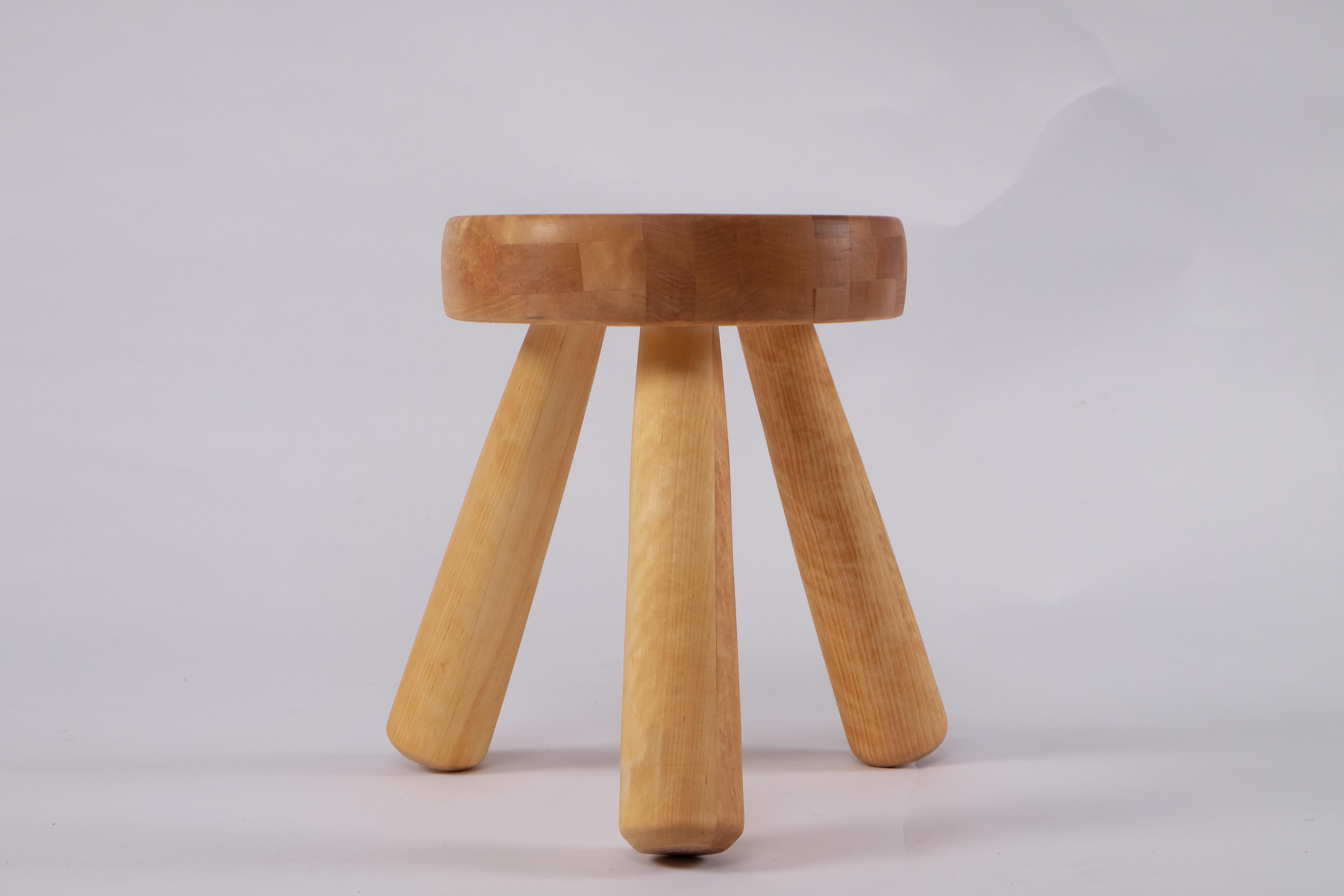 Late 20th Century Ingvar Hildingsson Stool, Sweden, 1970s For Sale