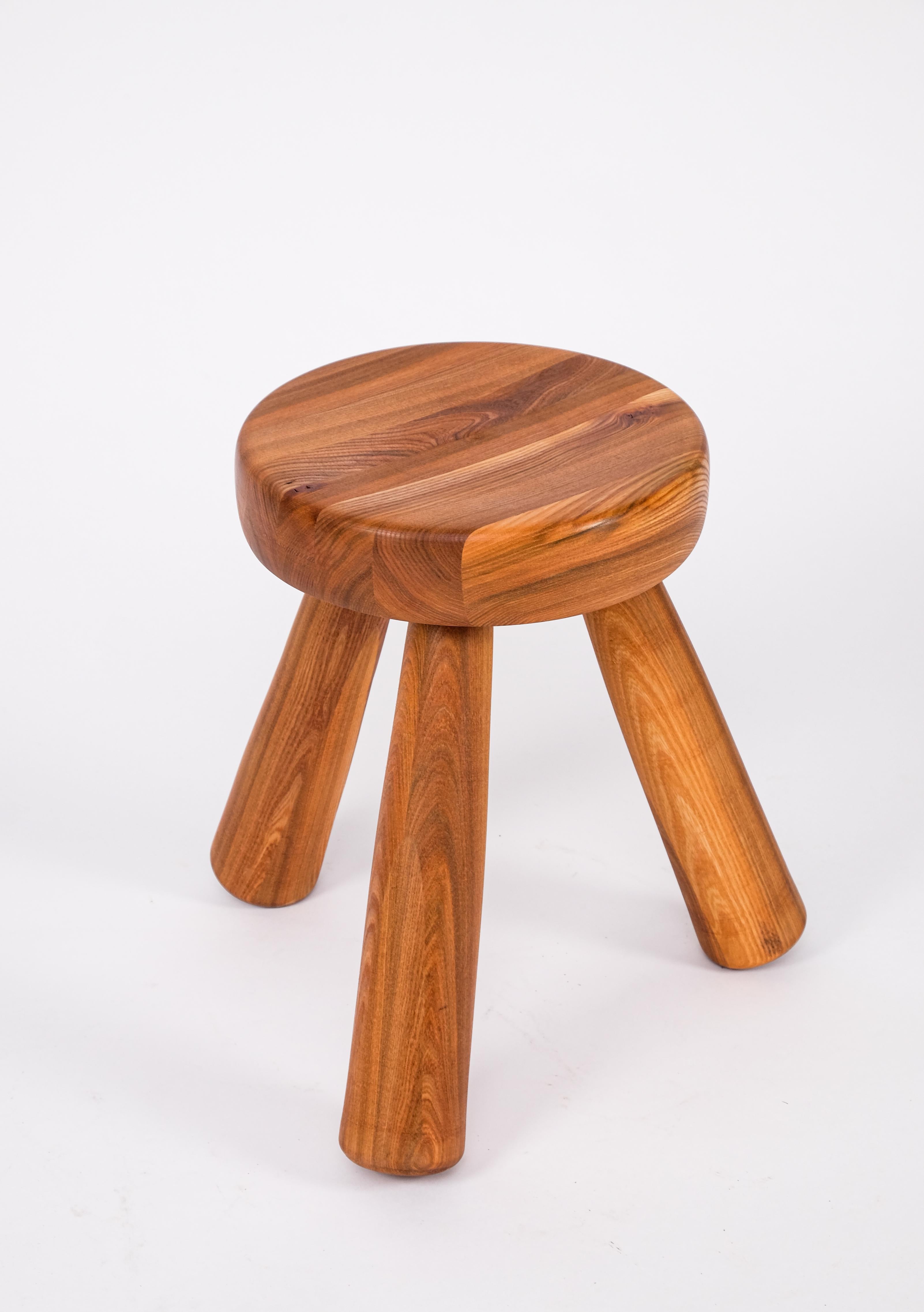 Late 20th Century Ingvar Hildingsson Stool, Sweden, 1970s For Sale