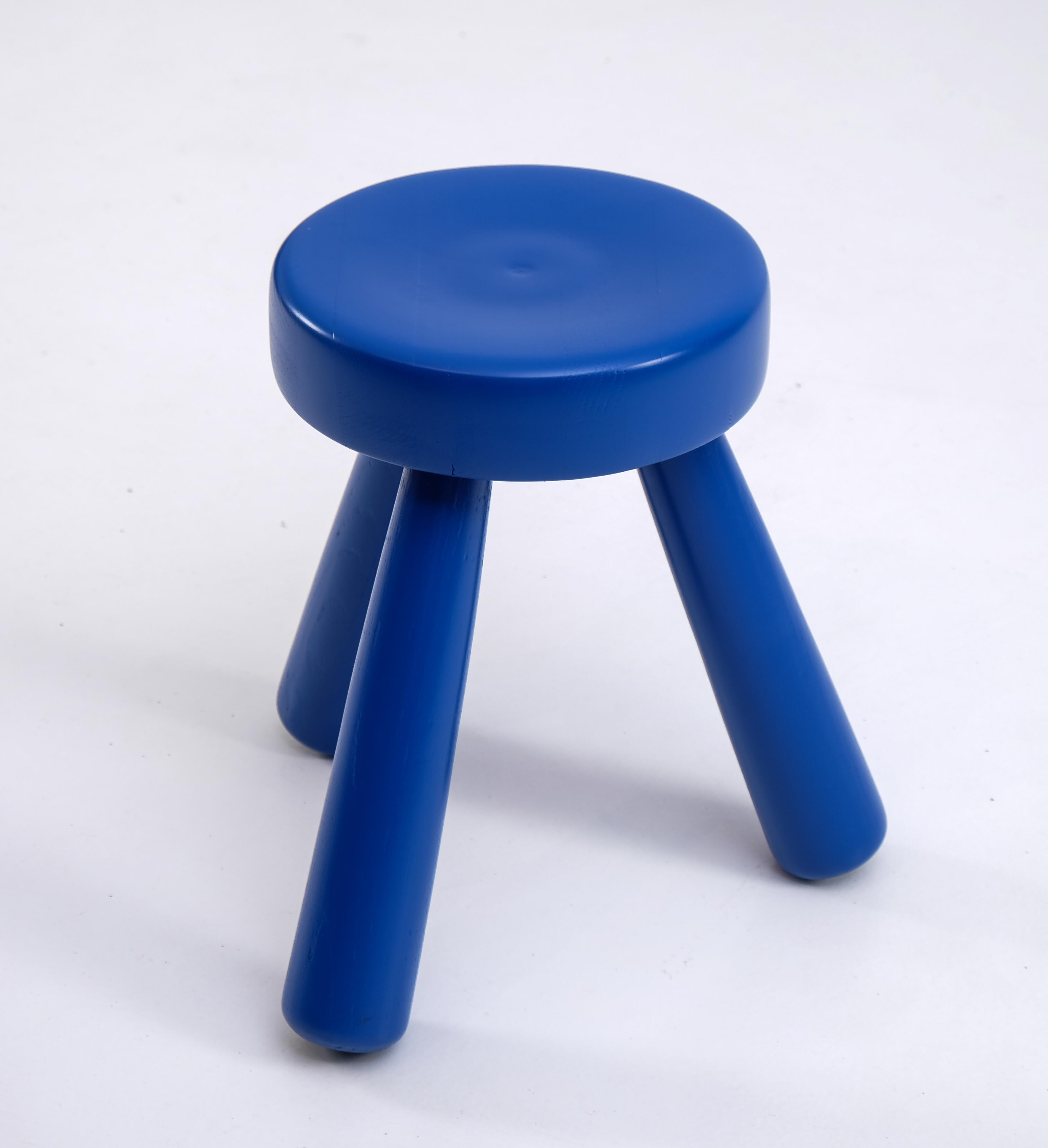 Late 20th Century Ingvar Hildingsson Stool, Sweden, 1970s For Sale