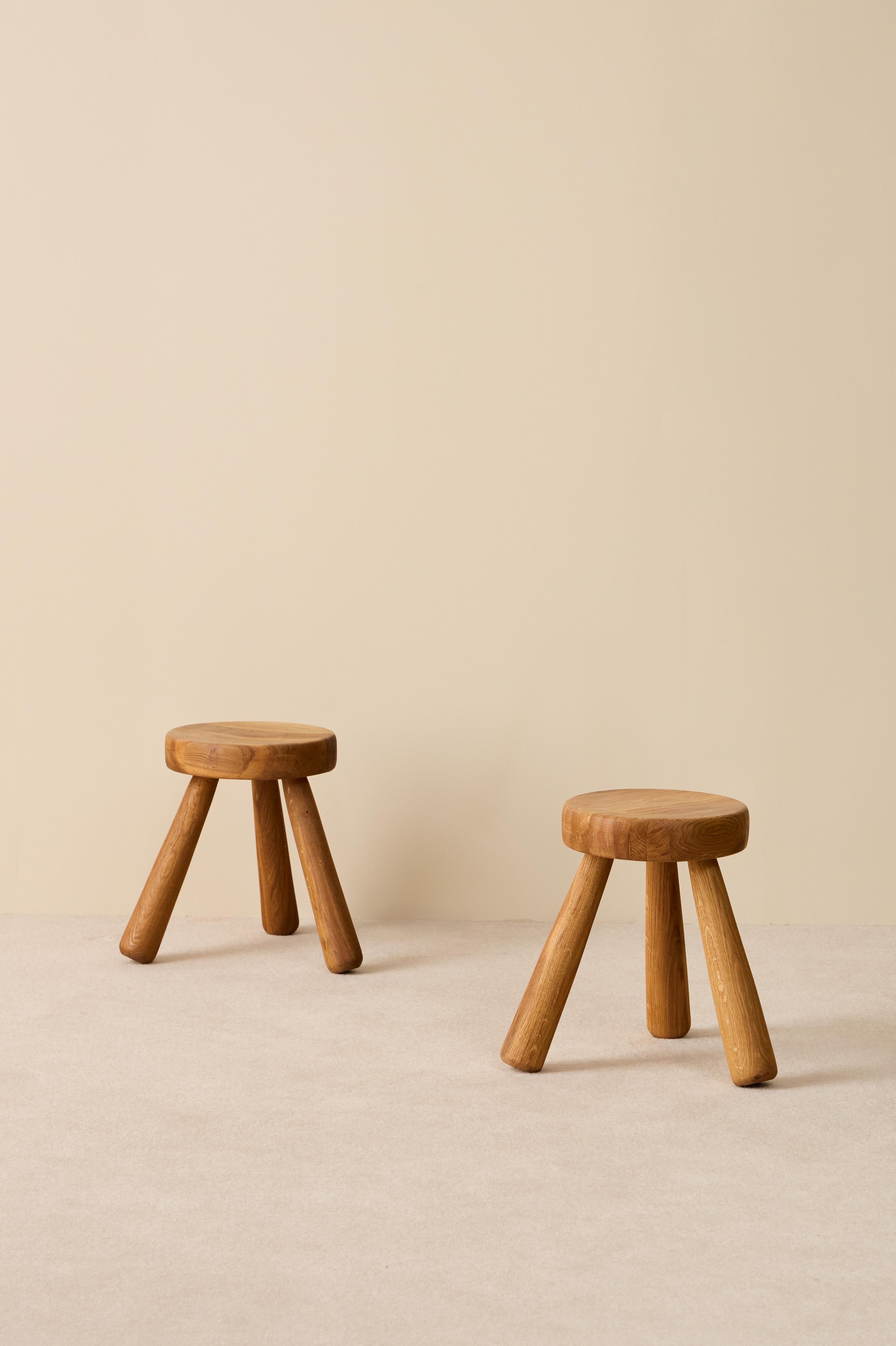 Tabourets produits par Ingvar Hildingsson, Suède. Signé 