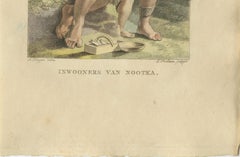 Inhabitants of Nootka Sound (Vancouver Island) – Antique Ethnograph Print, 1805