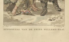 Inhabitants of Prince William’s Bay, Alaska – Antique Ethnographic Print, 1805