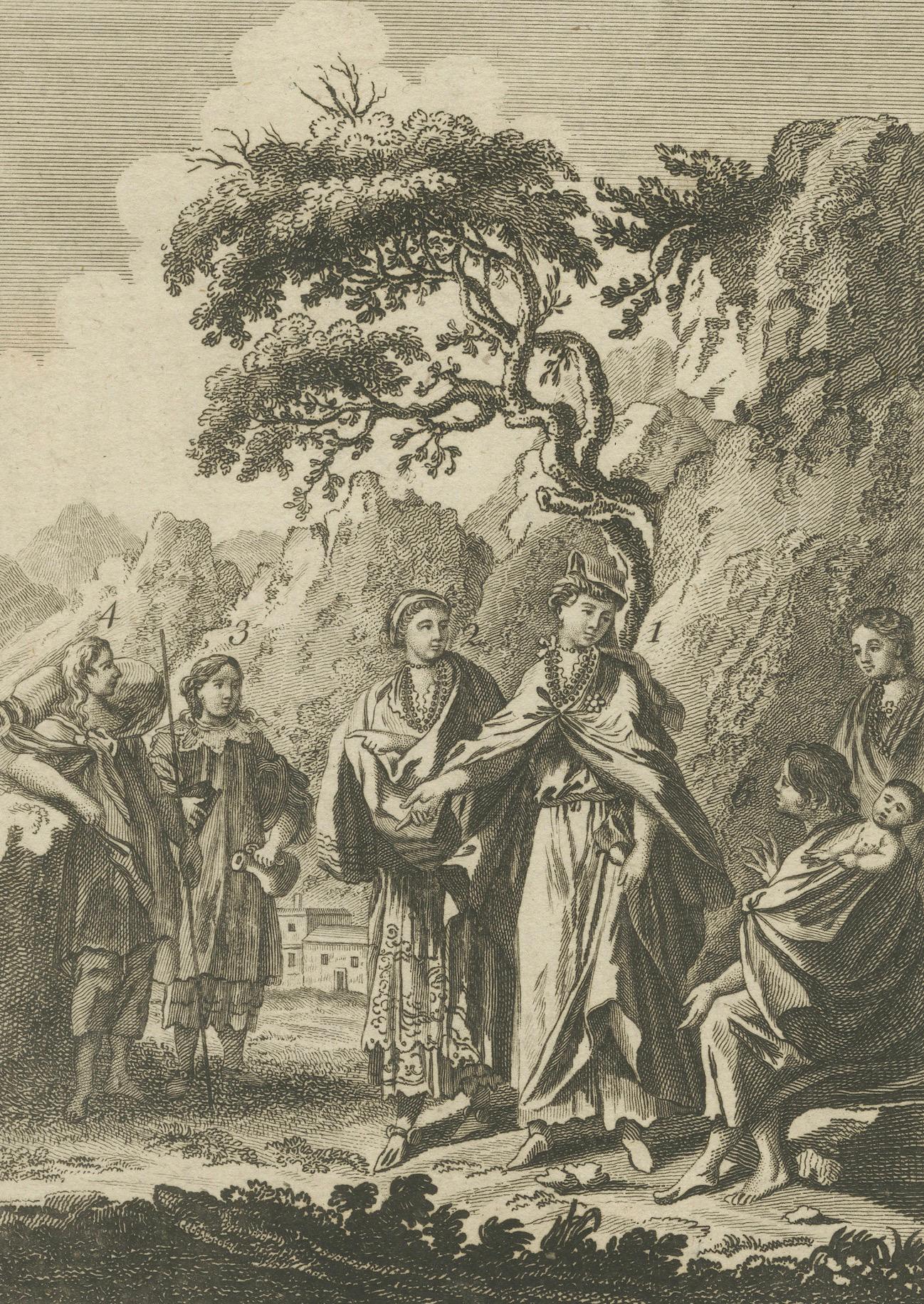 Inhabitants of Quito, South America, from Middleton's Geography, 1777 For Sale 1