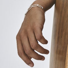 INHALING HIM LARGE Bracelet - sterling silver