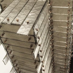 Suspensión Inifnity Siglo XXI, Listeles de cristal color cobre by Multiforme