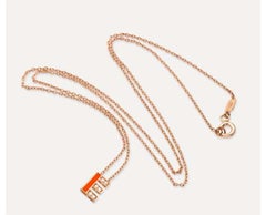 Initial Necklace " E "