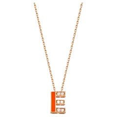 Initial Necklace " E " 