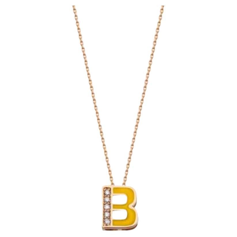 Initial Necklaces "B" For Sale