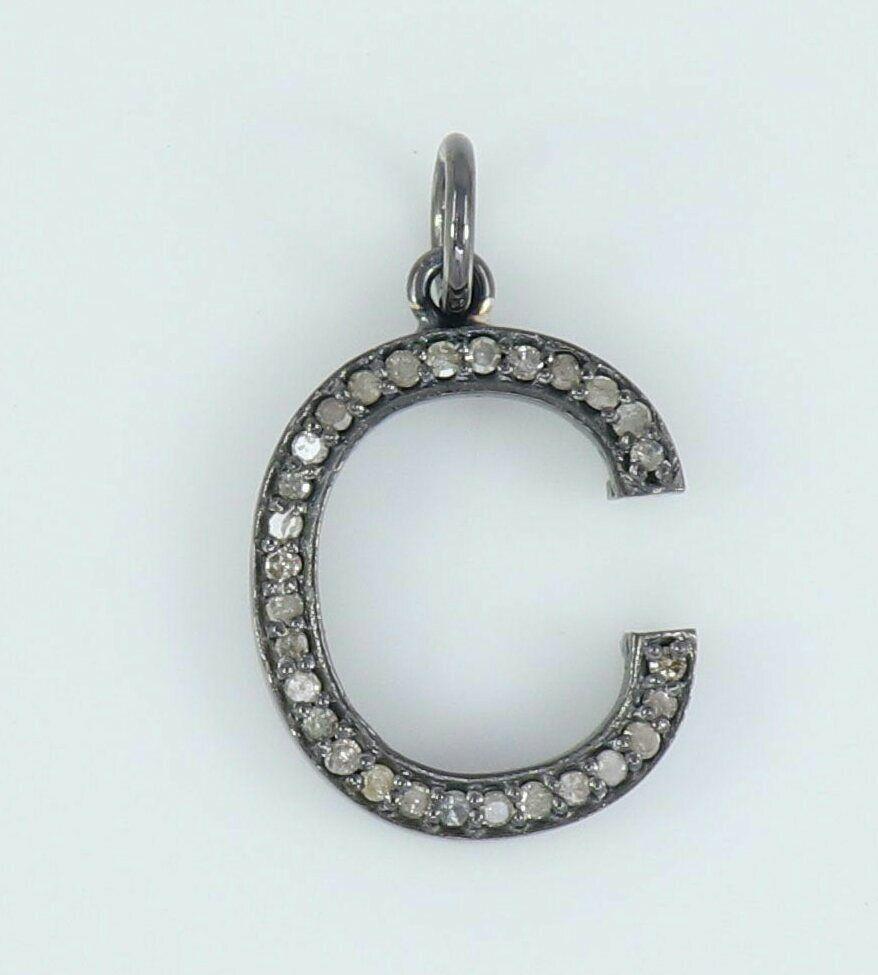 Initial Pendant Pave Diamond Name Necklace 925 Silver Diamond Alphabet Charm
Type
Pendant
Total Carat Weight
0.24 & Under
Gross Weight
1.55 Grams Approx
Main Stone
Diamond
Main Stone Shape
Round
Base Metal
Sterling Silver
Metal
Sterling