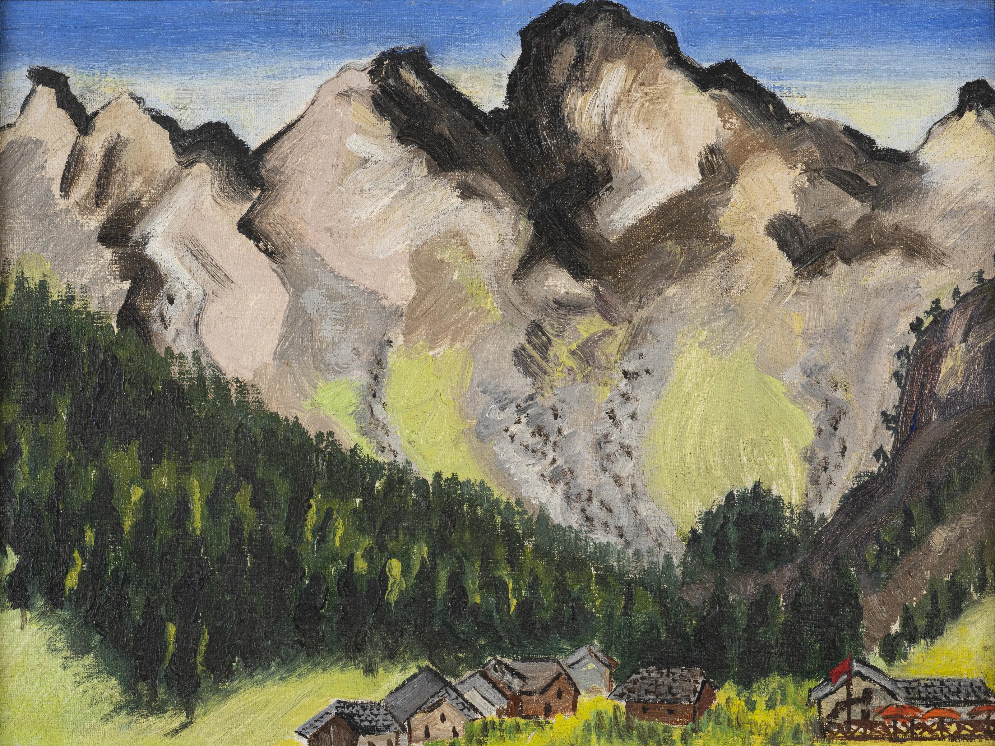 Inji EFFLATOUN "Paesaggio di campagna francese I", pittura ad olio di Inji EFFLATOUN, 10" x 14" pollici

circa 1950

Inji Eflatoun ha compiuto studi artistici gratuiti. Dal 1942 ha partecipato alle mostre del "Gruppo Arte e Libertà" di Avant grade.