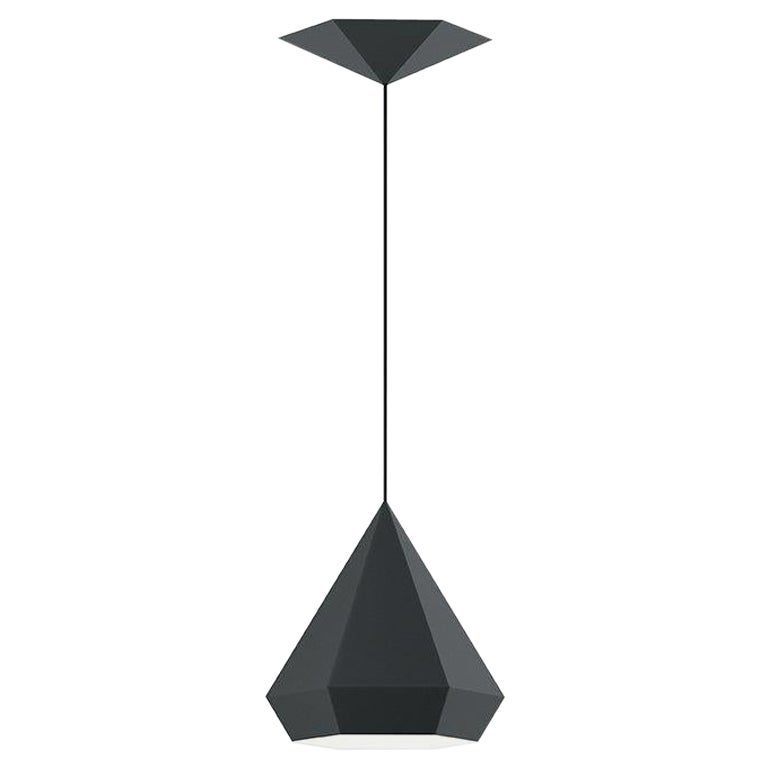 Tinten-Anhänger „25“ mit schwarzem Diamanten von Sebastian Scherer