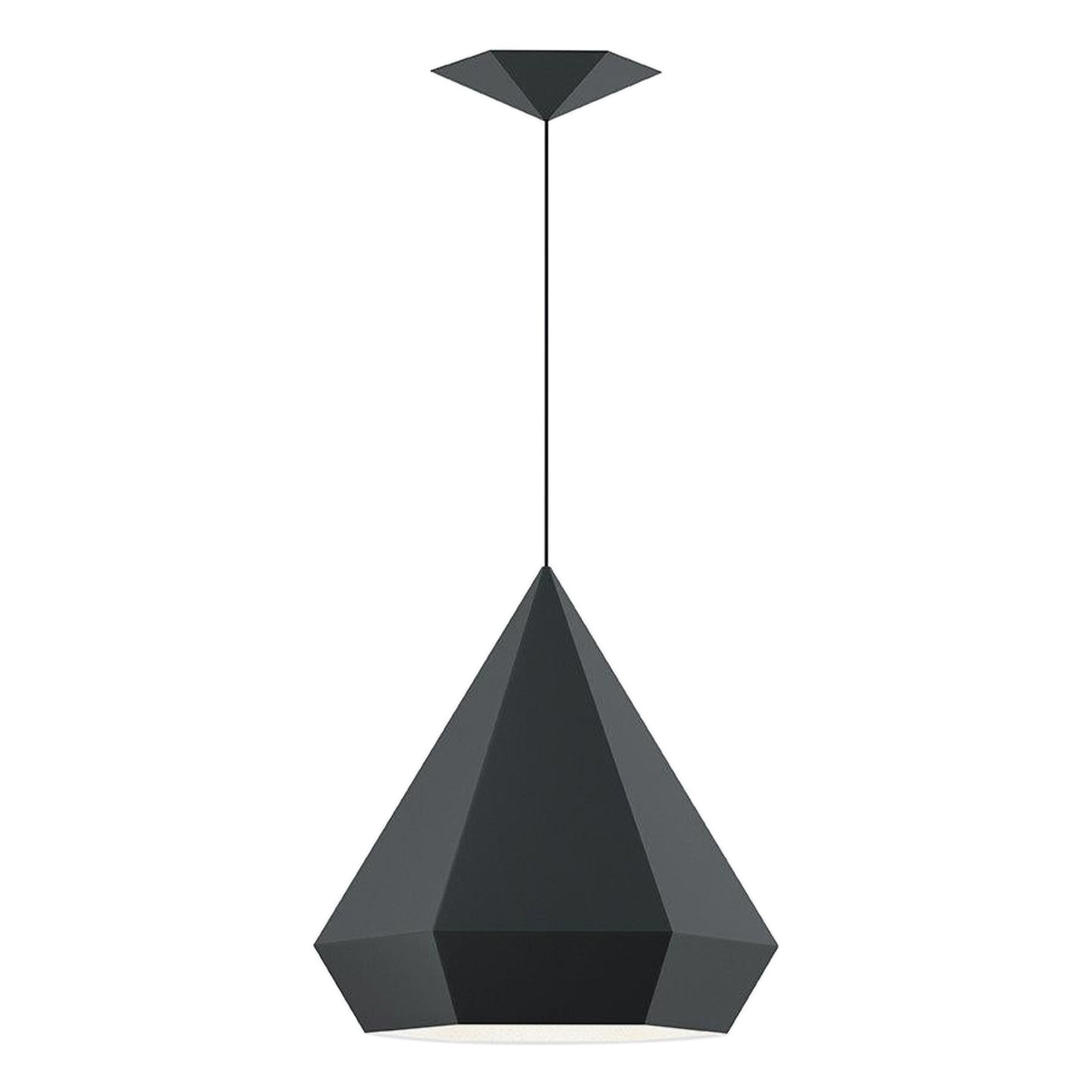 Tinten-Anhänger mit schwarzem Diamanten von Sebastian Scherer