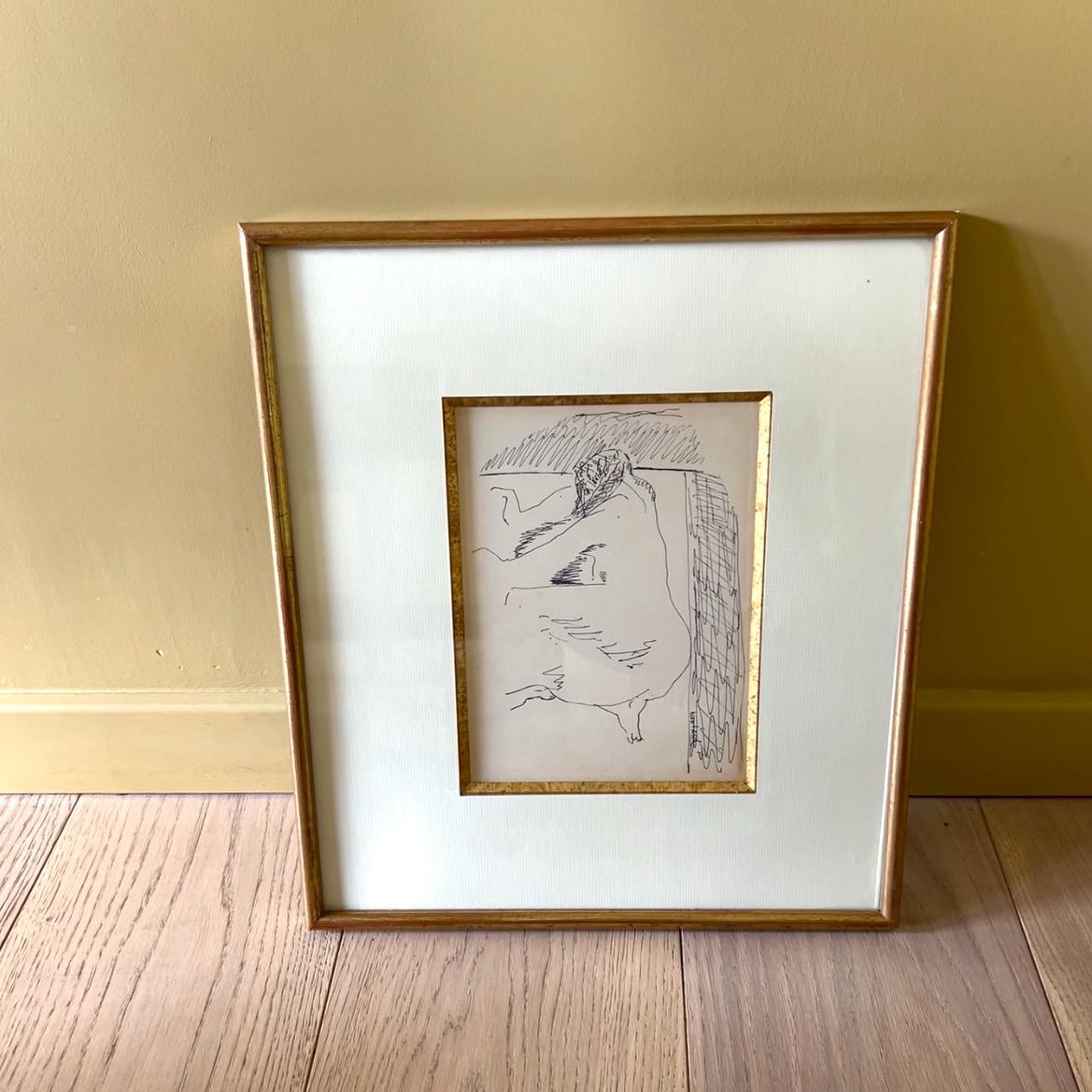 French Ink drawing by Max JACOB For Sale