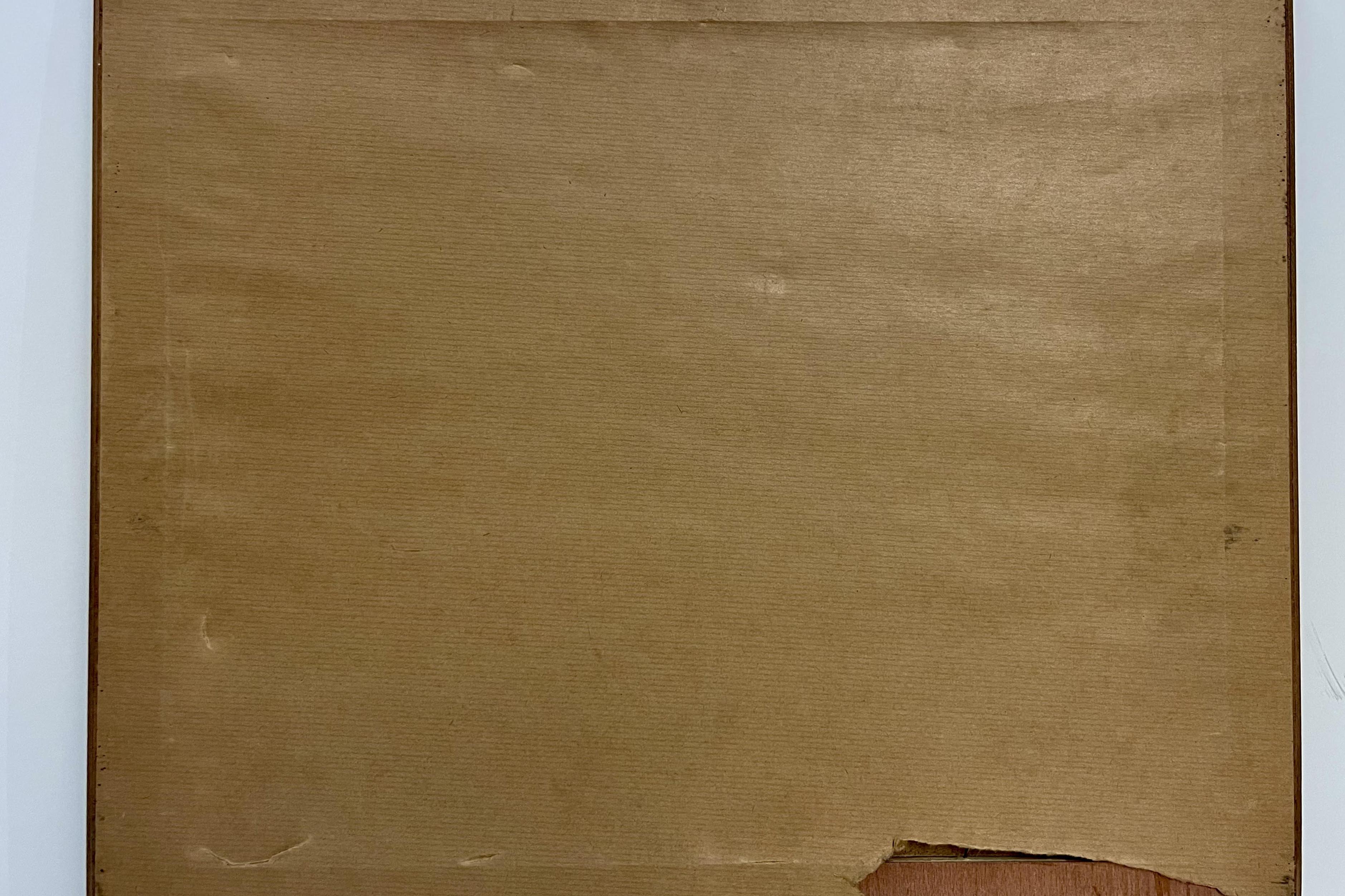 dessin à l'encre sur papier représentant des hiboux, un cadre en bois de cerisier et d'ébène, Autriche 1920 en vente 5