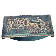 Ink Pad di Le Verrier nei colori Bronze Gold & Greene France