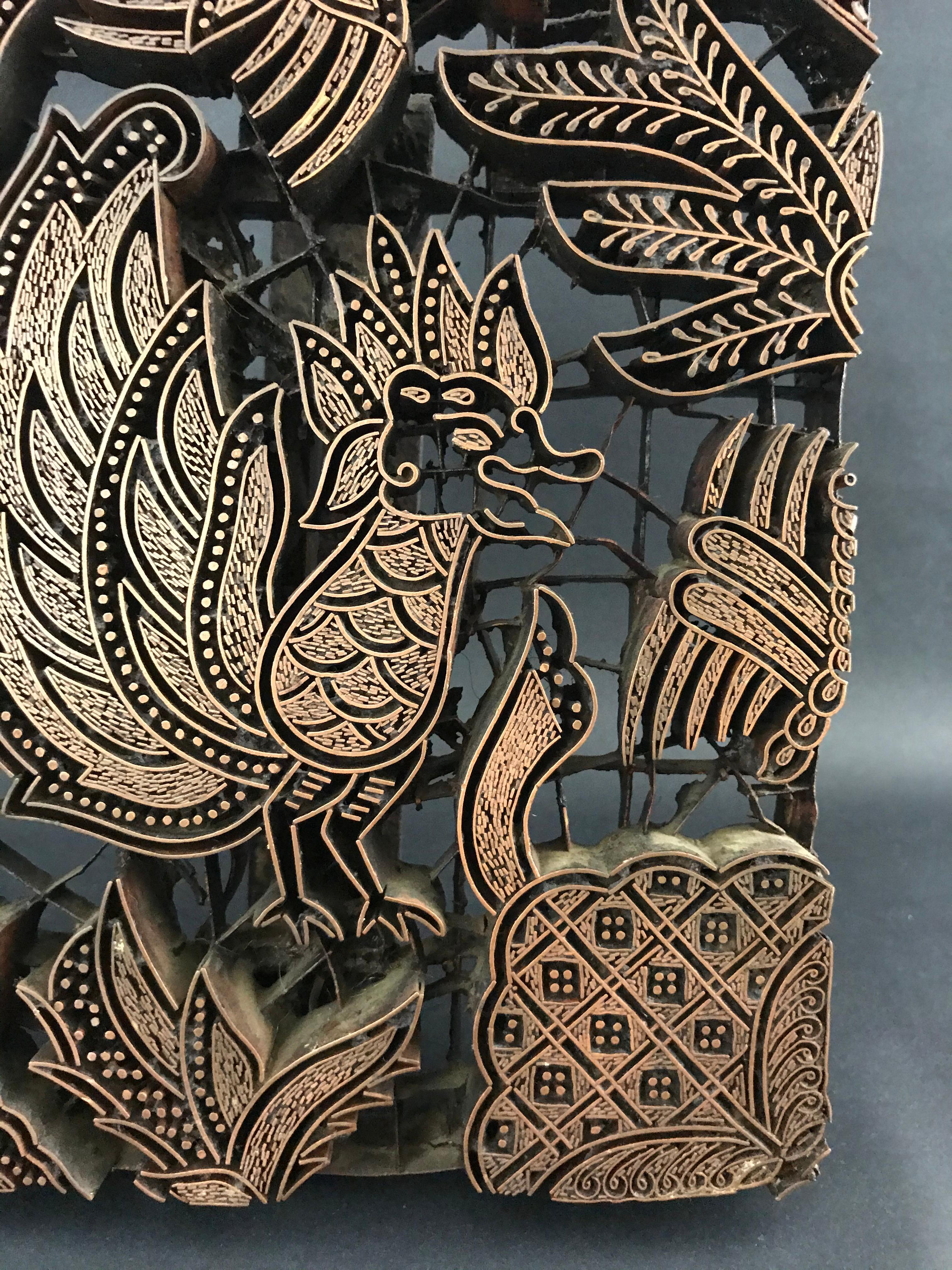Artisanat Pads d'encre pour tissus, Inde, début du XXe siècle en vente