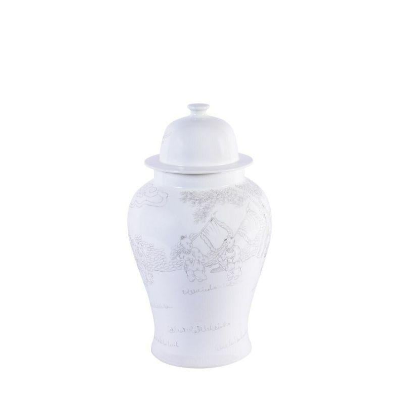 Cinese Vaso tempio per bambini con pittura a inchiostro in vendita