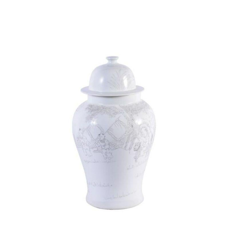 Fatto a mano Vaso tempio per bambini con pittura a inchiostro in vendita