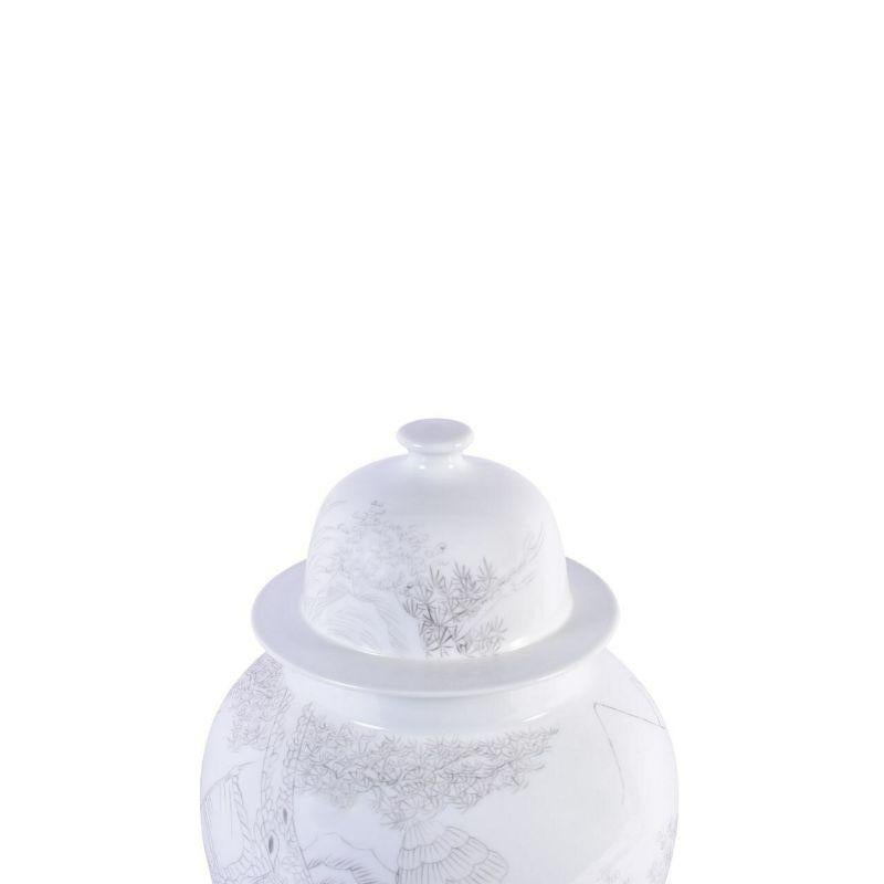 Porcellana Vaso tempio per bambini con pittura a inchiostro in vendita