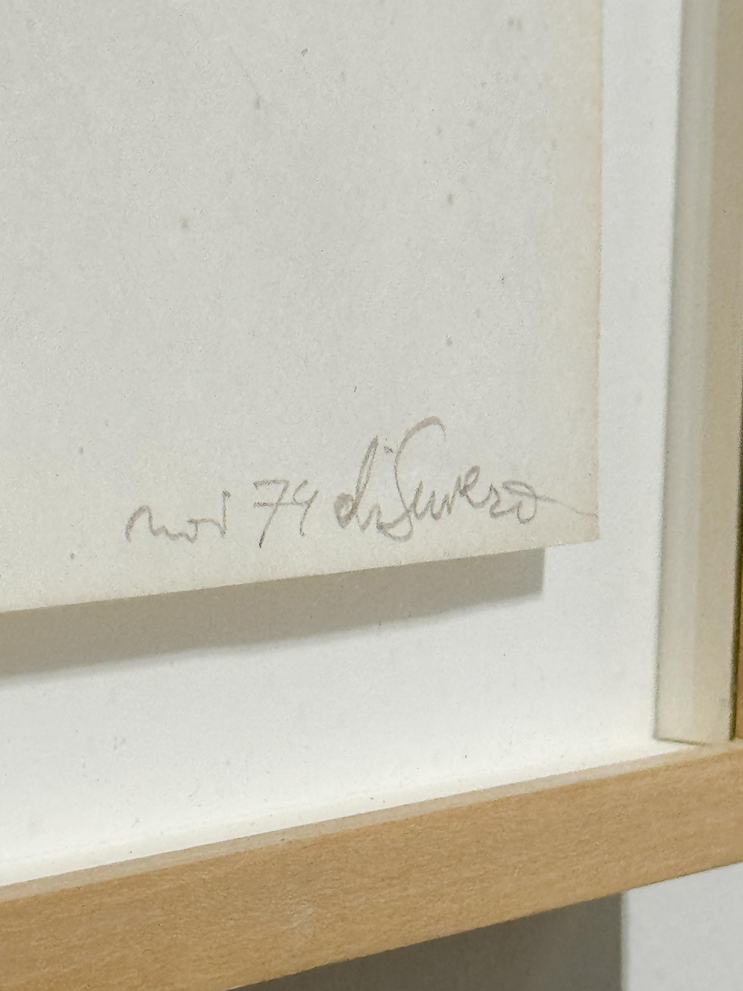 Tuscheskizze von Mark di Suvero im Angebot 7