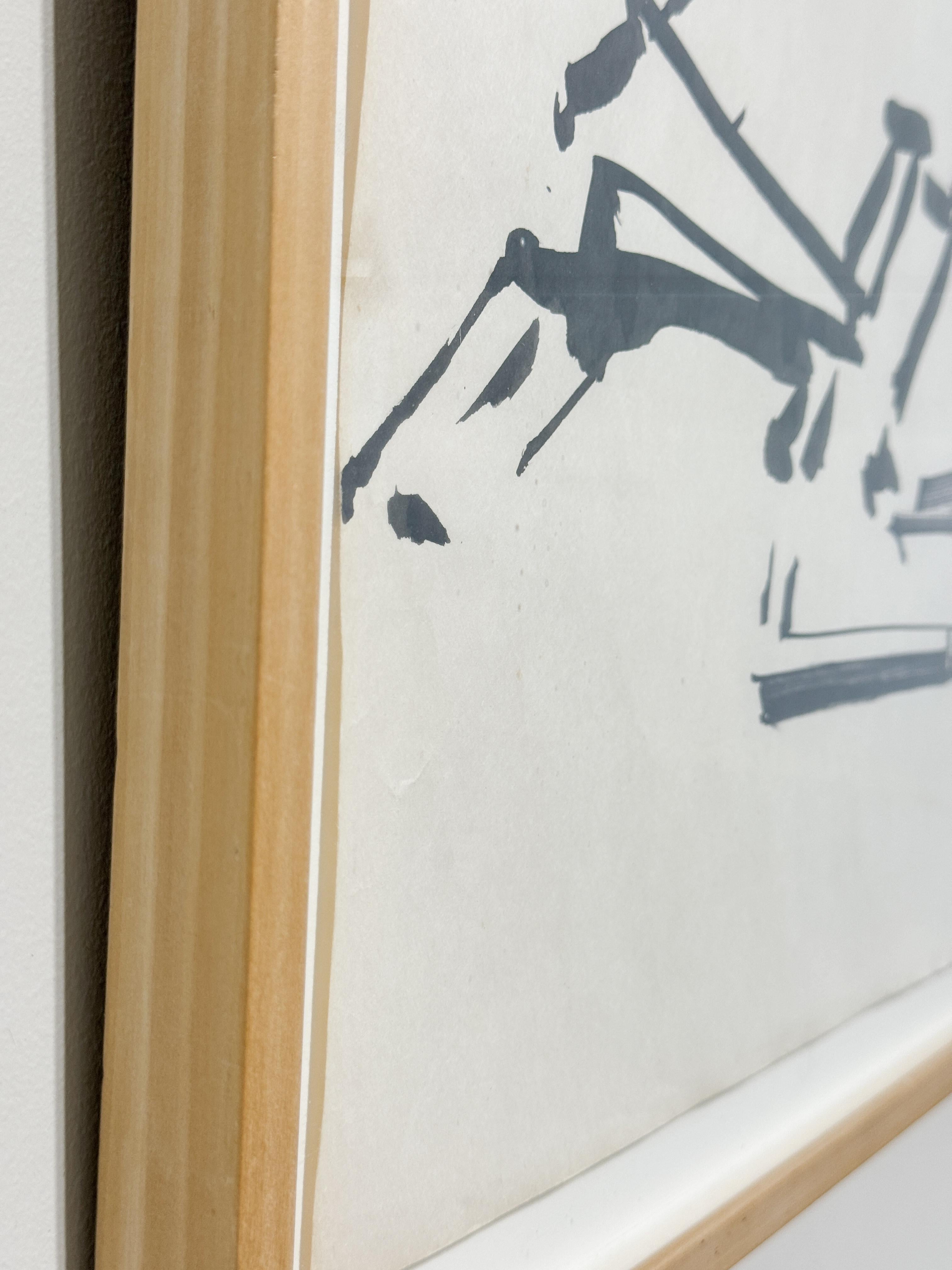 Tuscheskizze von Mark di Suvero im Angebot 11