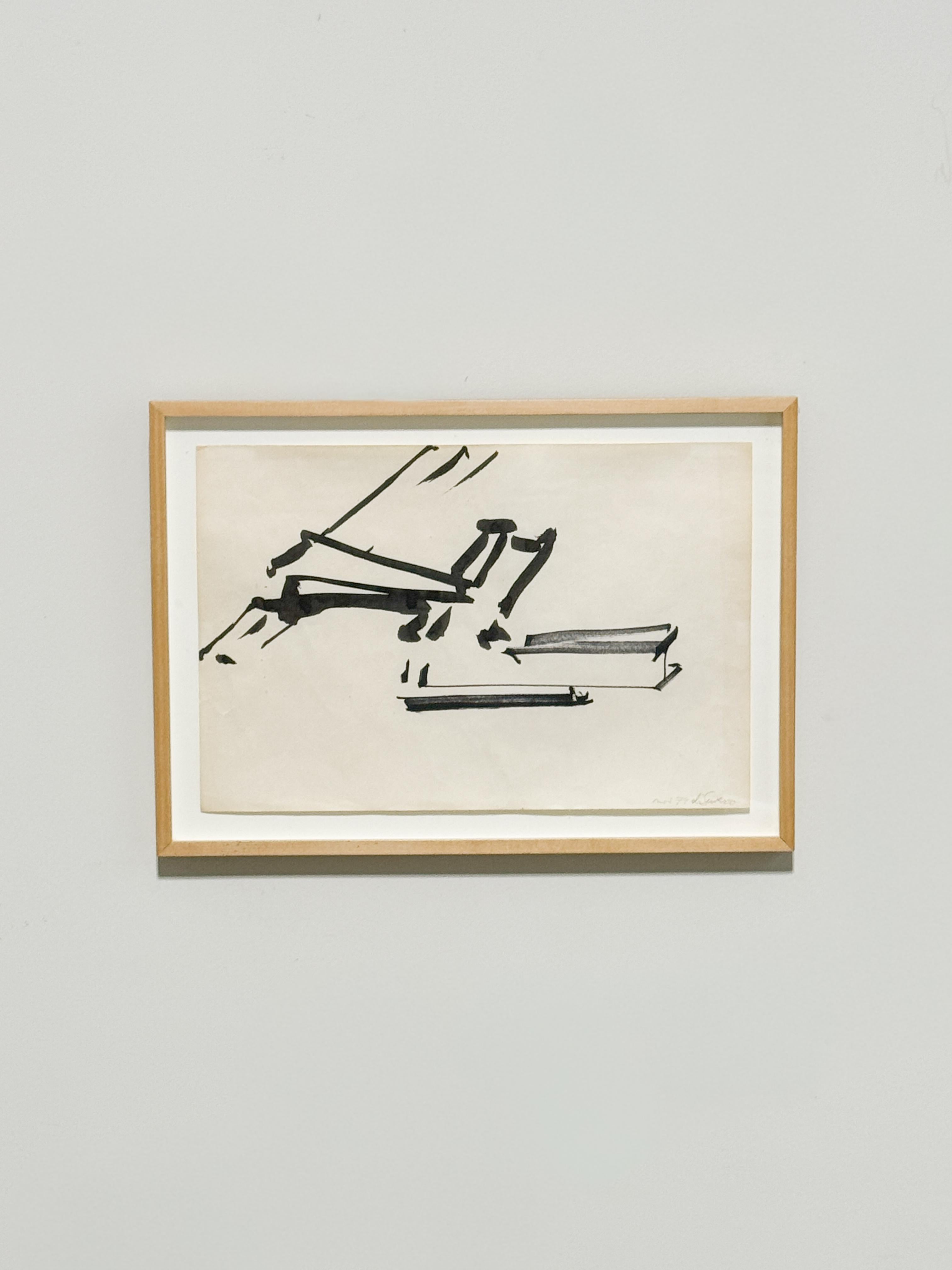 Tuscheskizze von Mark di Suvero im Zustand „Gut“ im Angebot in Dallas, TX