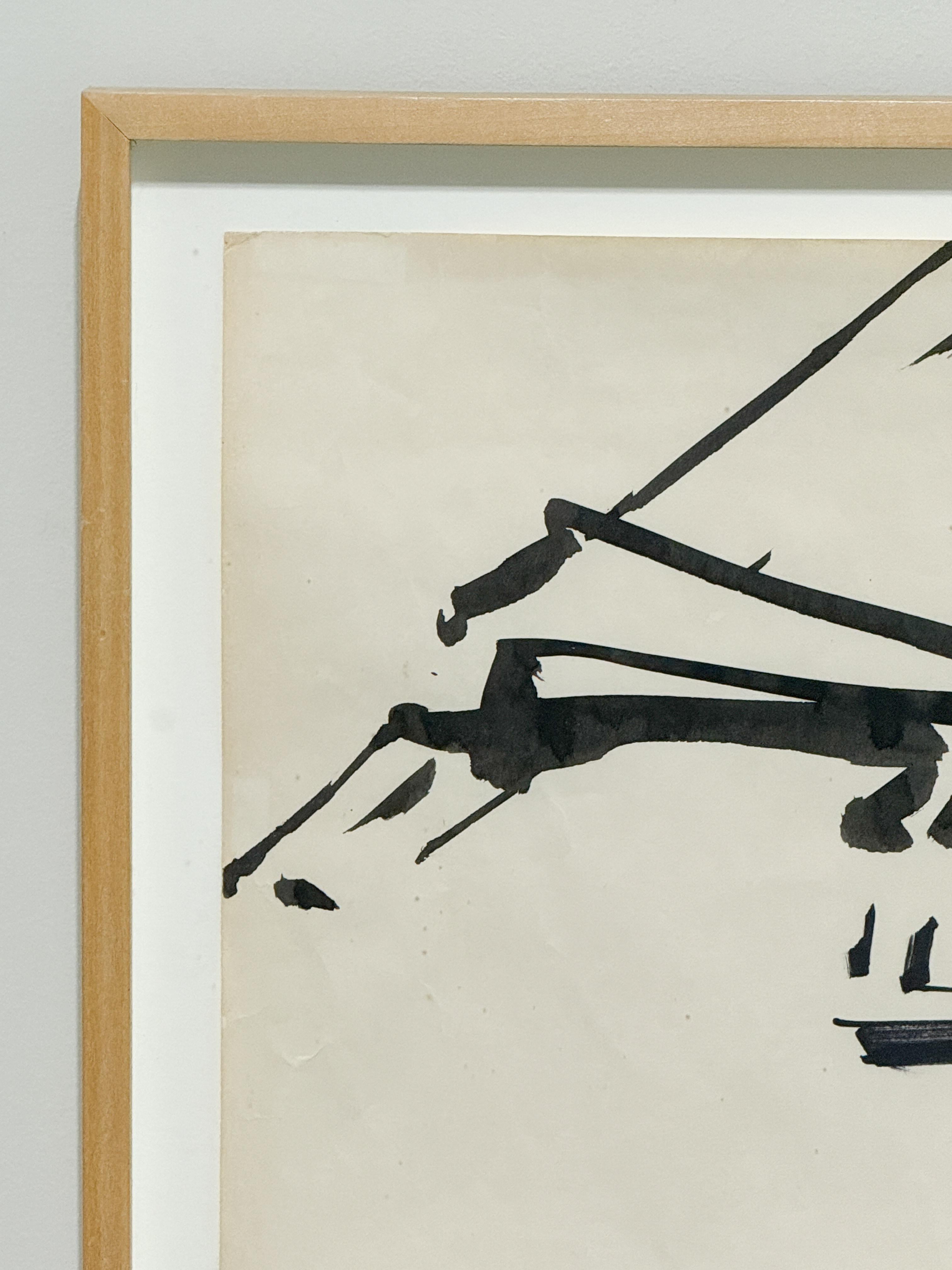 Tuscheskizze von Mark di Suvero im Angebot 1