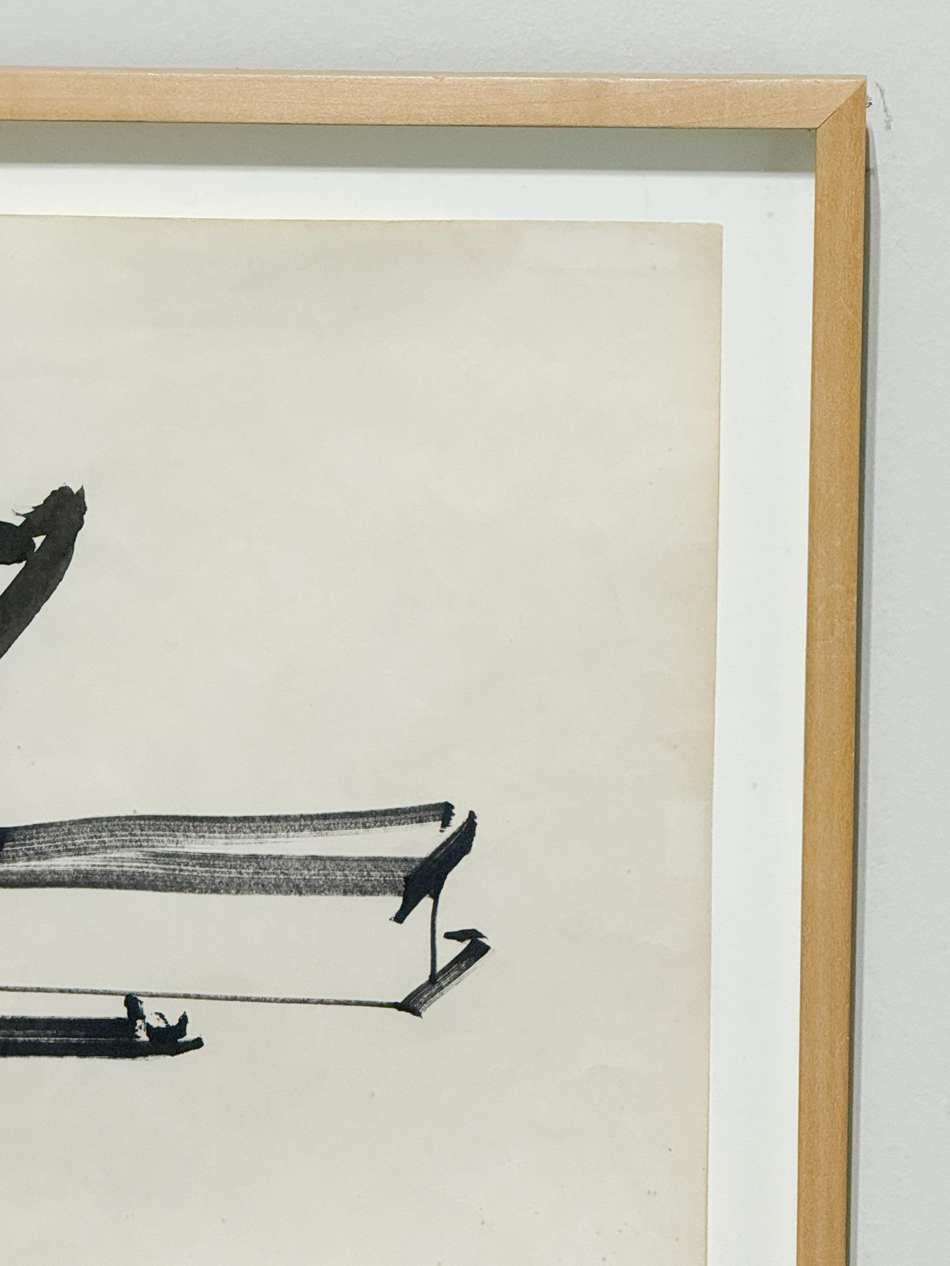 Tuscheskizze von Mark di Suvero im Angebot 3