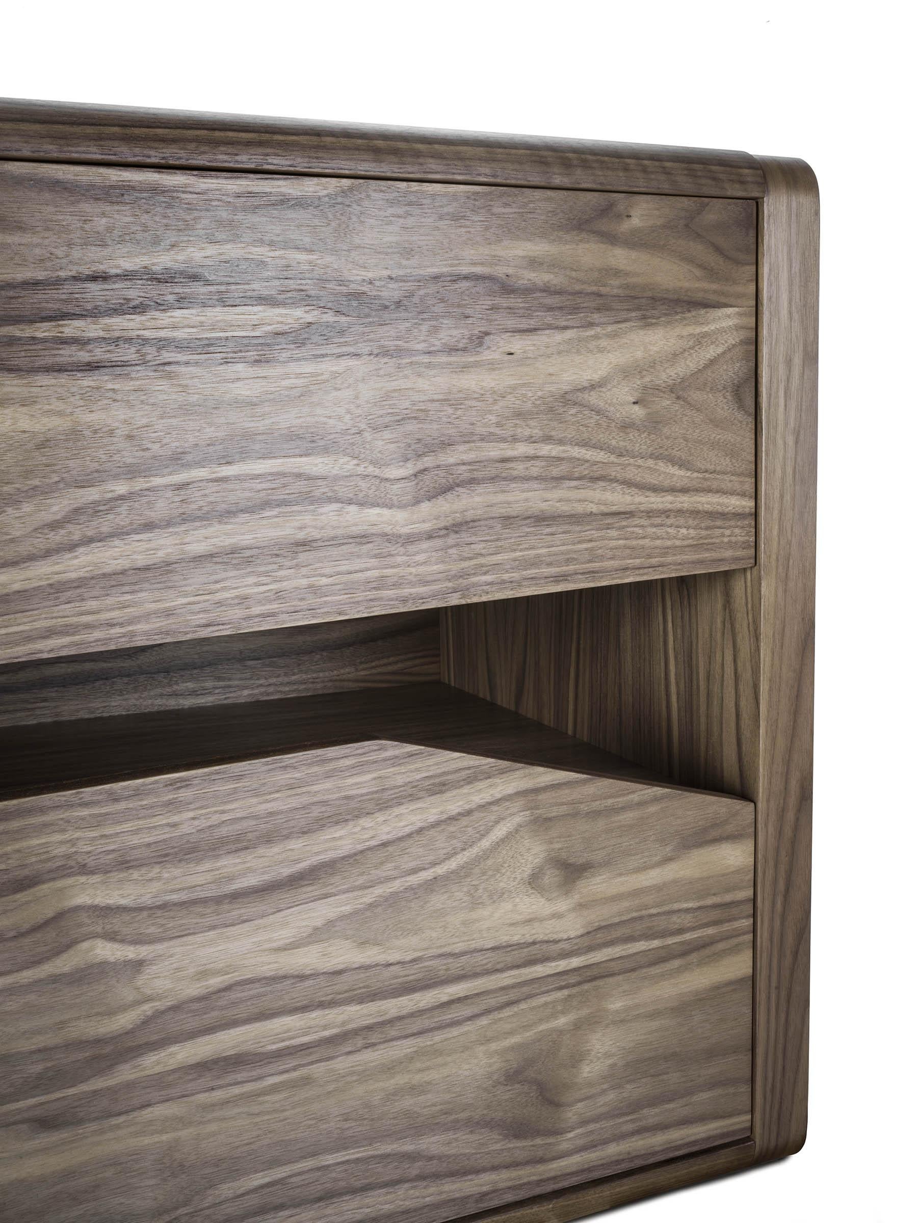 Contemporary Inkline Wood Sideboard by Karim Rashid, Made in Italy  For Sale