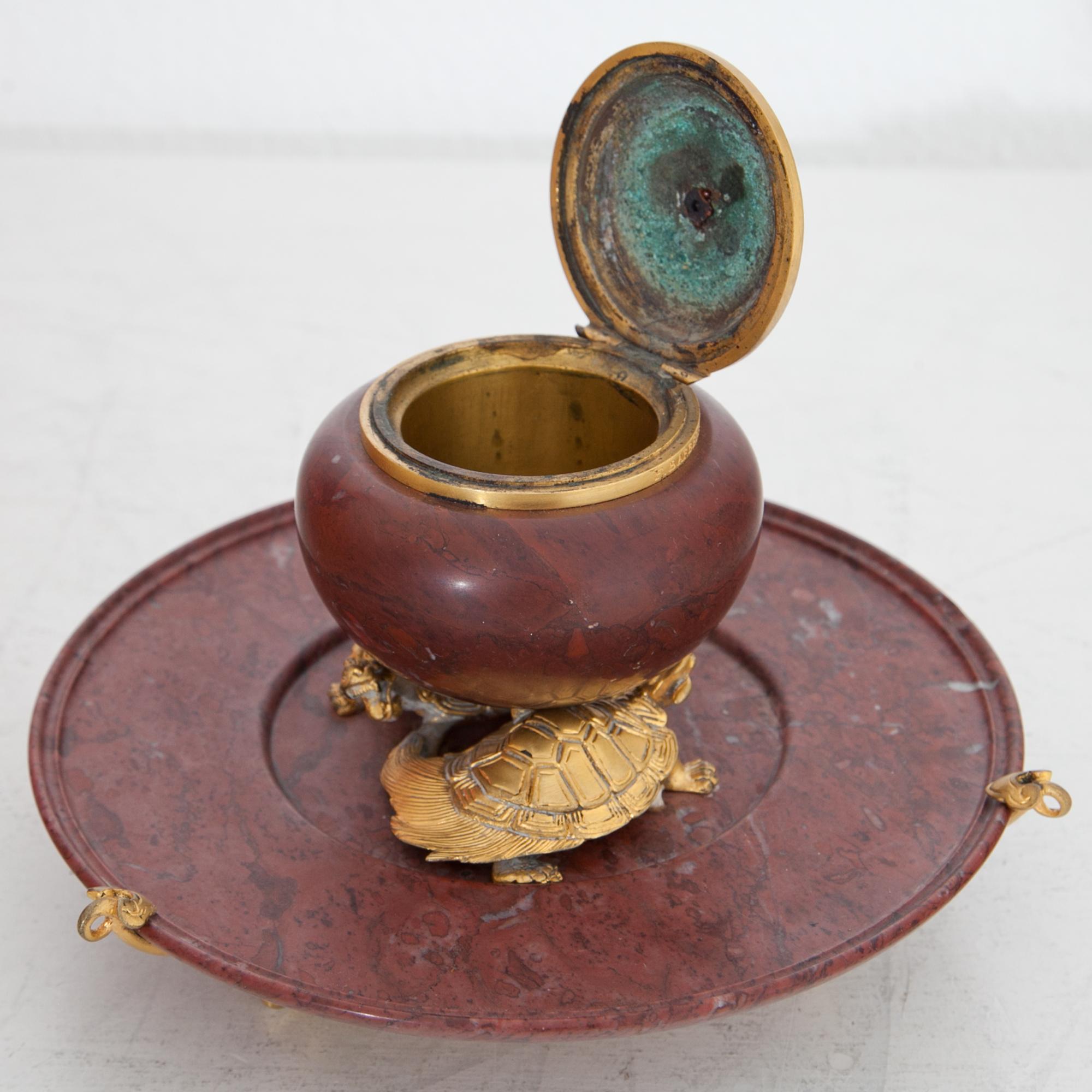 French Inkwell by F. Barbedienne, France, circa 1900