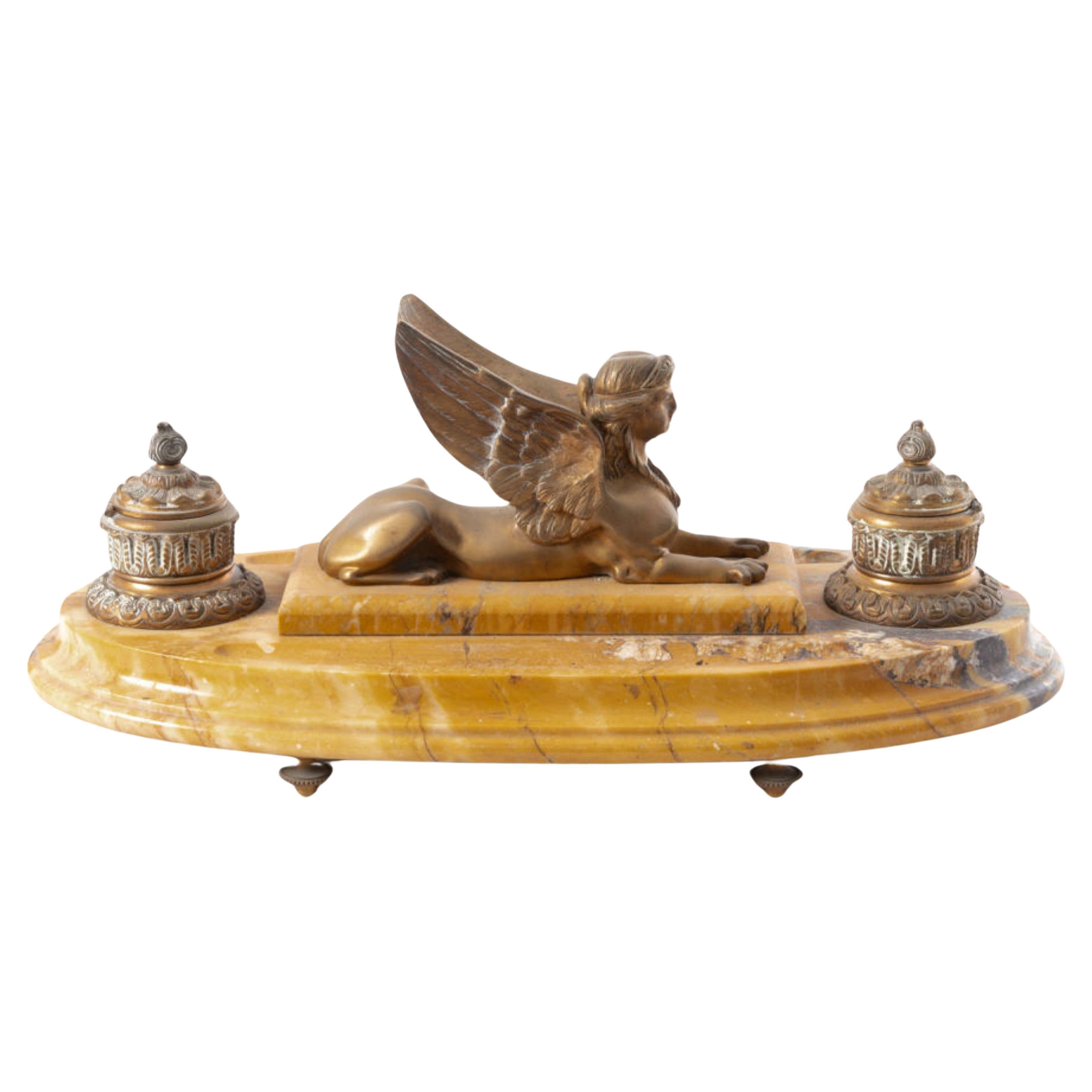 Inkwell FRENCH MANUFACTURING OF THE EARLY 20th Century For Sale