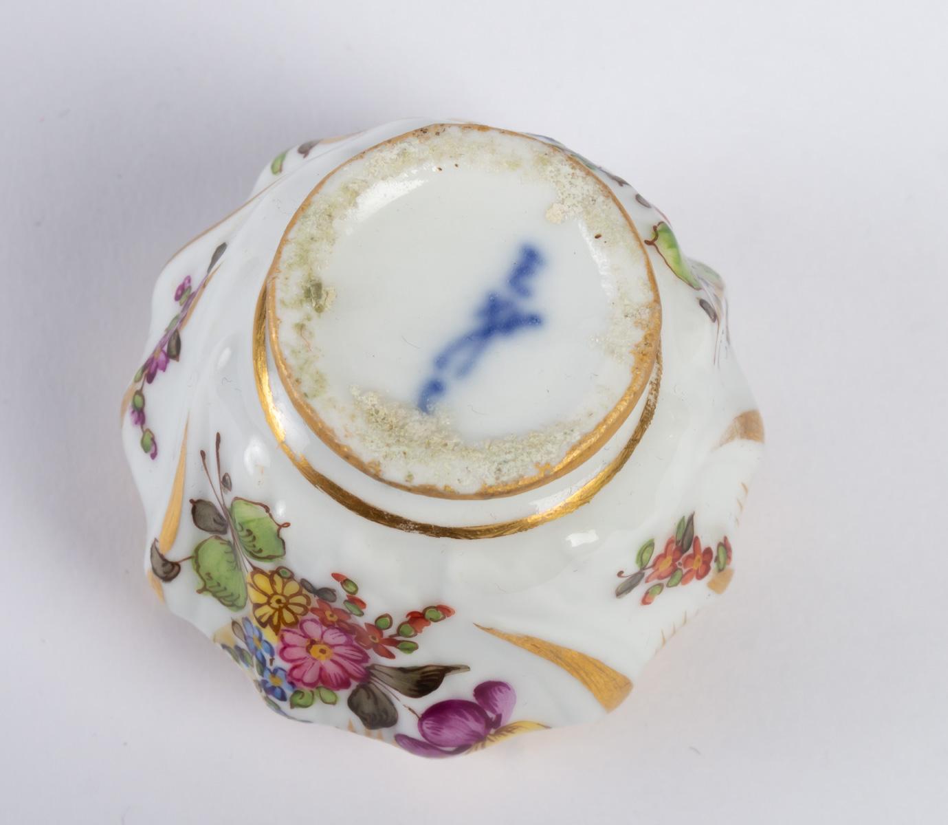 Inkwell in Meissen Porcelain, 19th Century 1