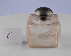 Encrier avec relief de scarabée, France, Art nouveau, début du 20e siècle