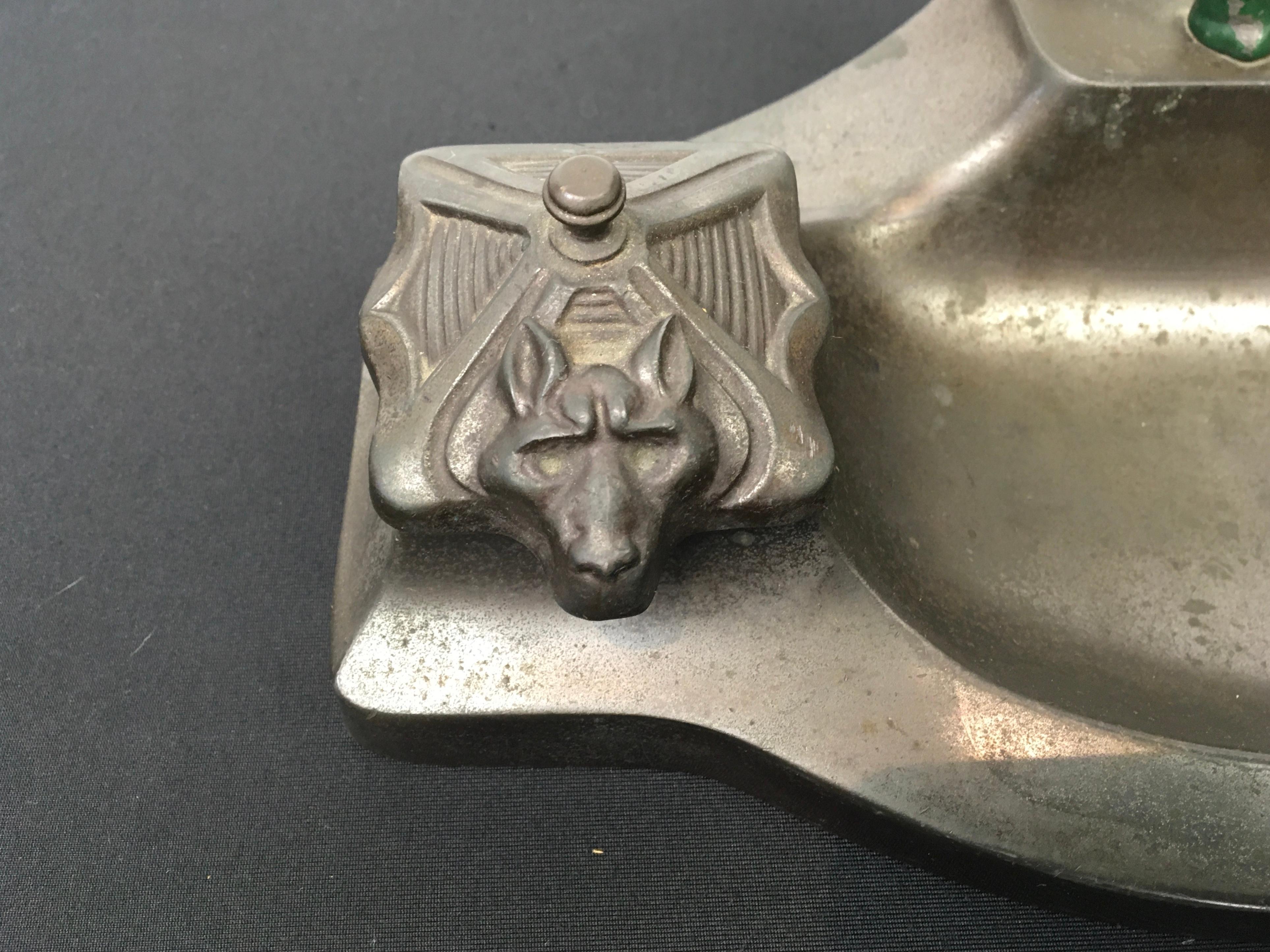 20th Century Inkwell with Elephant, 1930s For Sale