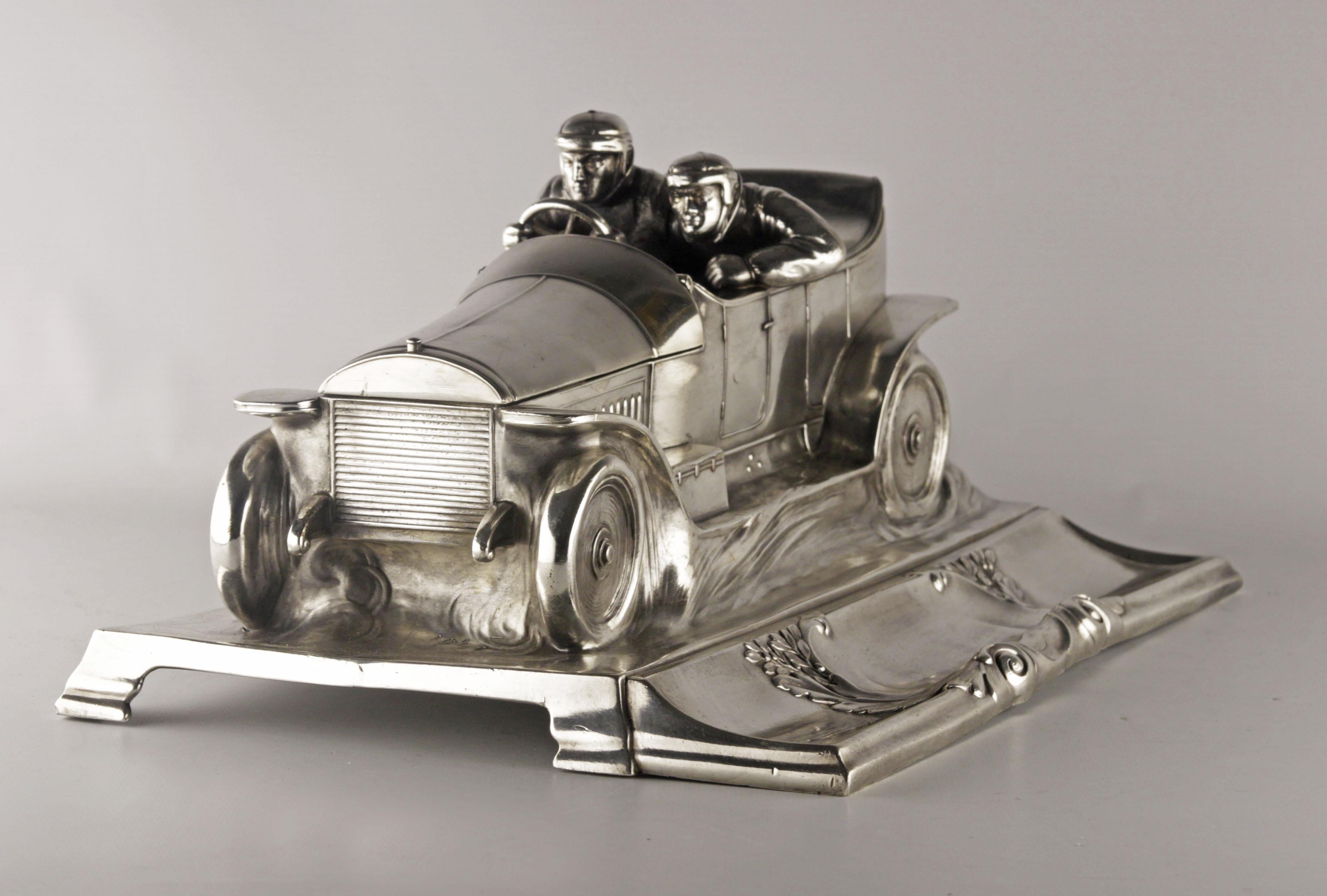 Early 20th Century Inkwell WMF Racing Car