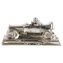 Antique Inkwell Wmf Racing Car