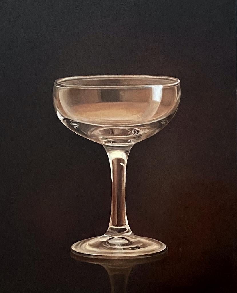 Inkyeong Baek  Still-Life Painting - Champagne Glass III