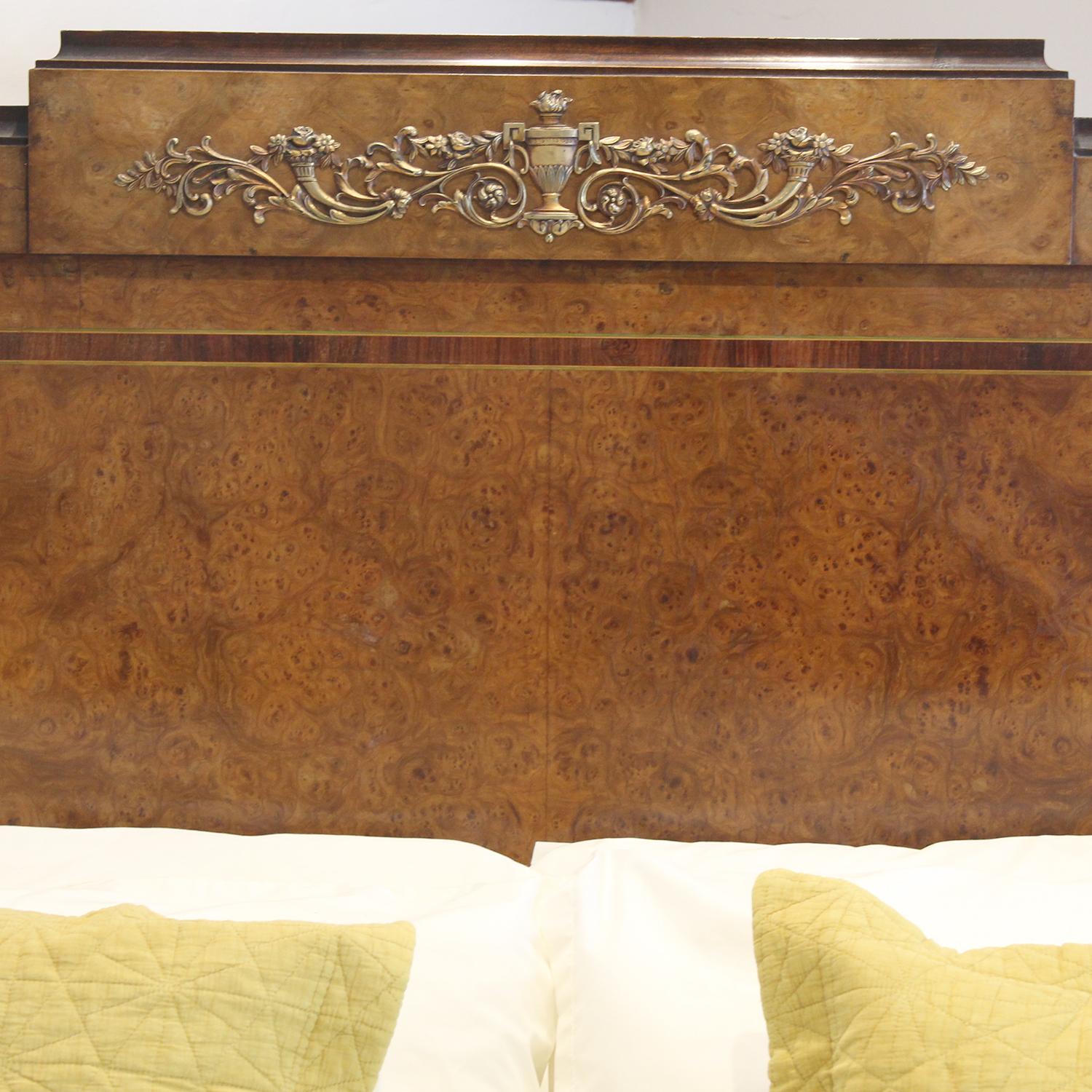 Inlaid Antique Bed WK166 2