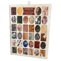 Inlaid Antique Marble Specimens, late 19/early 20c