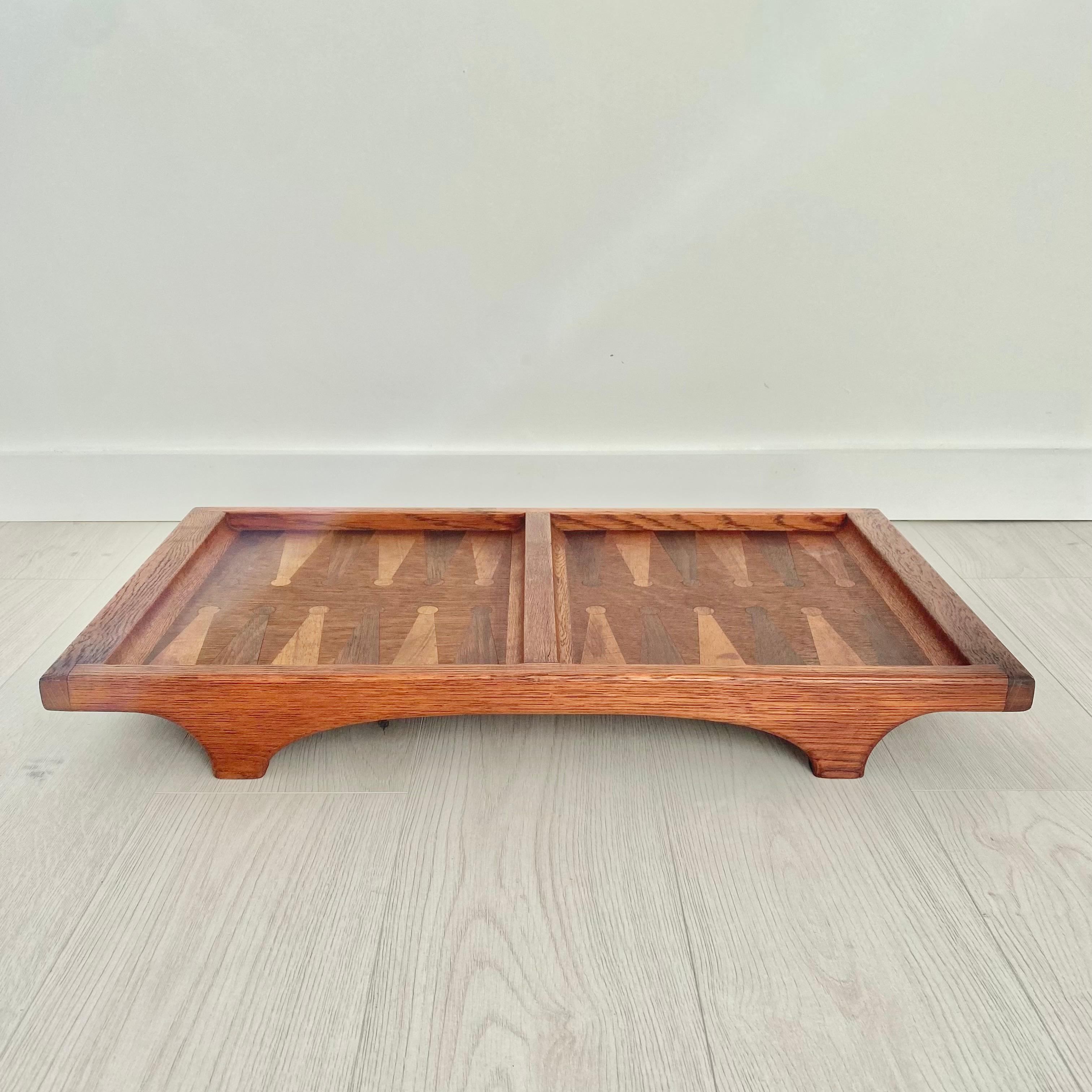 Inlaid Backgammon Board, 1960s Denmark In Good Condition For Sale In Los Angeles, CA