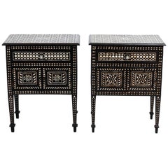 Inlaid Bedside Tables
