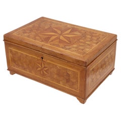 Inlaid box made in Harderwijk internment camp during WW1