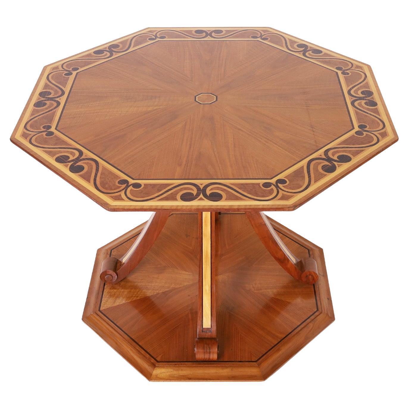 Inlaid Center Table For Sale
