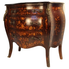 Early XX. Century Louis XVI Style Marquetry Chest of Drawers circa 1920 France